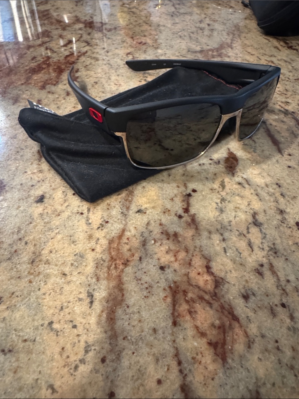 Oakley two toned Ferrari sunglasses
